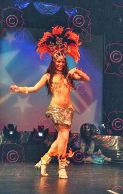 Sambashow mit Abigail in Thüringen bei Alleinunterhalter Thüringen Music Deluxe buchen.